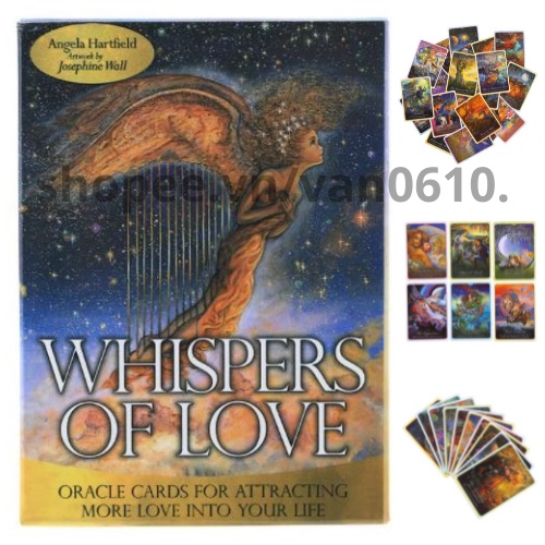 Bài Oracle Whispers of Love Oracle Cards, Tác giả Angela Hartfield, Josephine Wall