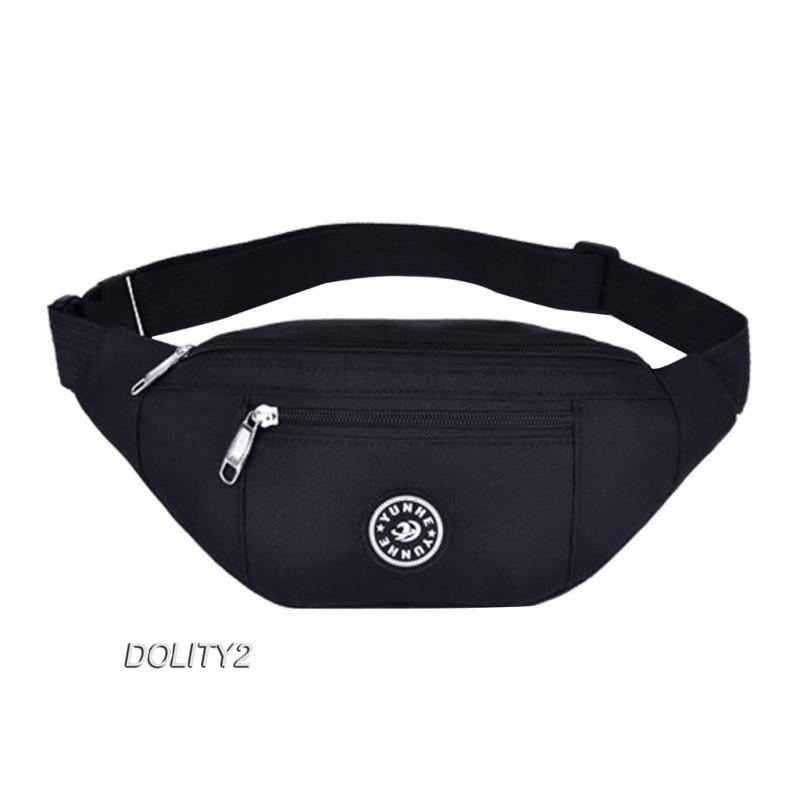 [DOLITY2] Durable Waist Fanny Pack Belt Money Bag Pouch Travel Purse Hip Bum Bag Blue