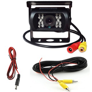 Camera Lùi Xe Tải Xe Buýt  18 Led Hồng Ngoại YL-824 kèm dây 12m