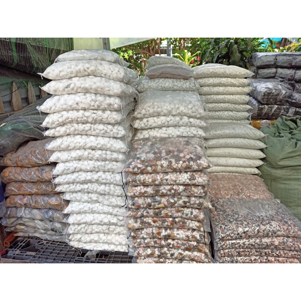 [BÁN SỈ] Sỏi Đá Trang Trí Hồ Cá, Tiểu Cảnh, Sân Vườn, Terrarium BAO 10~13KG