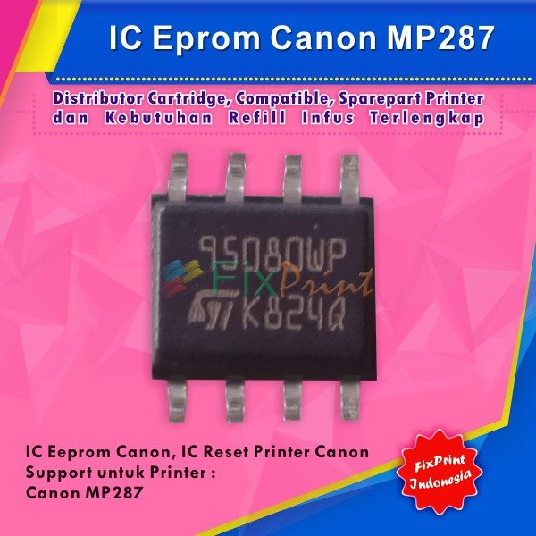 Máy Ảnh Eprom Ic Mp287 Canon Mp287 Reset Ic, Counter Ic, 95080 (1 Tháng Warranty)