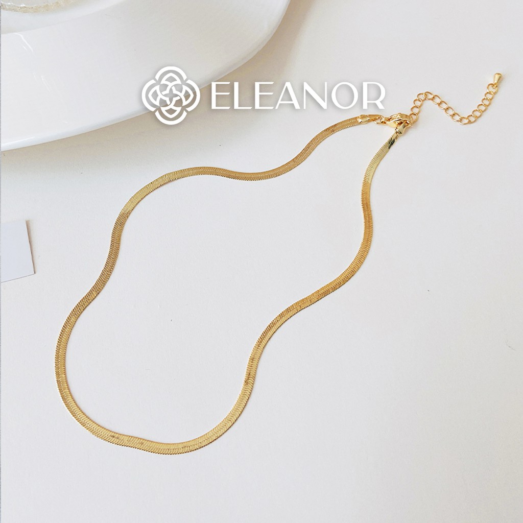 Dây chuyền nữ Eleanor Accessories titan mạ vàng 14K phụ kiện trang sức cá tính hiện đại