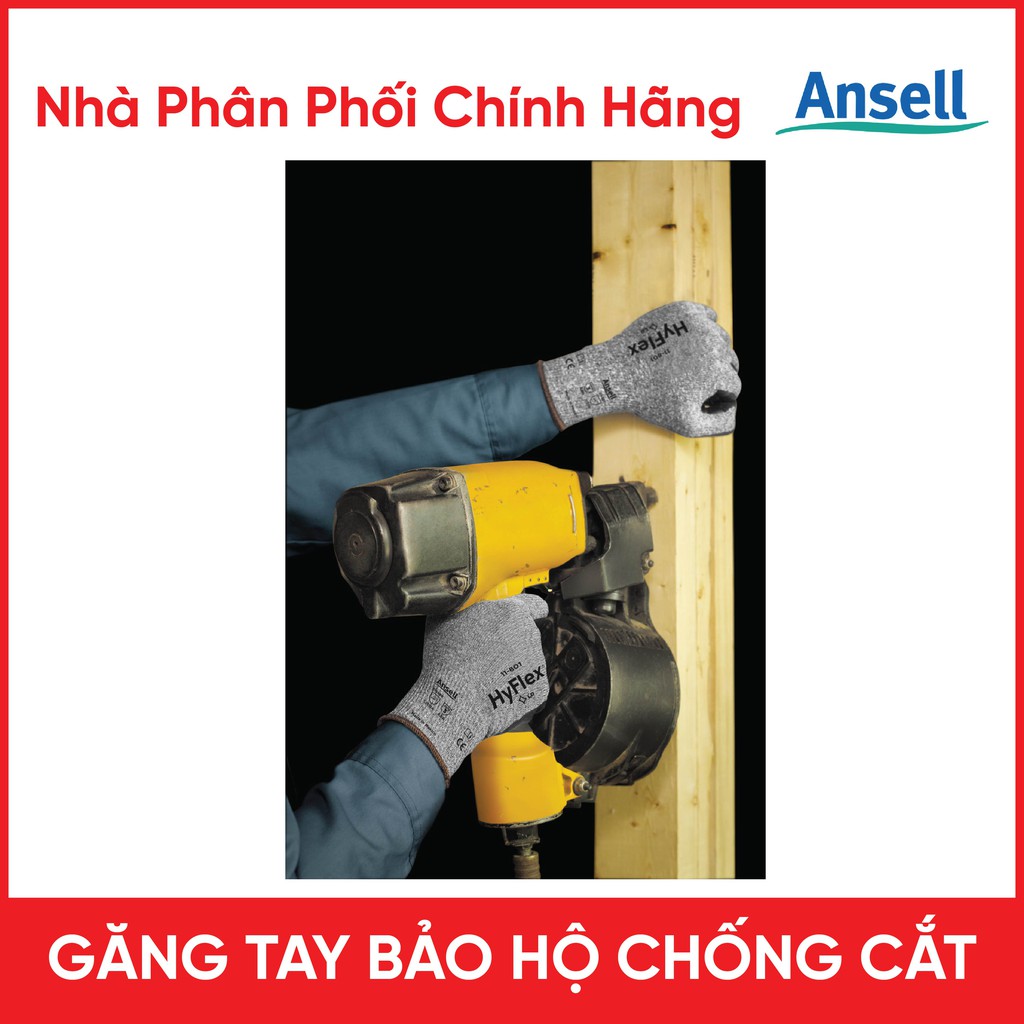 Găng Tay Chống Cắt Ansell 11-801 Cấp Độ 1 - Găng Tay Chống Đâm Xuyên