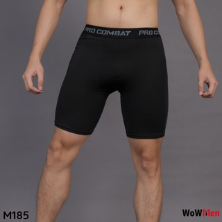 Quần Short Thun Legging Nam Ôm Bó Sát Bó Cơ Thể Thao Tập Gym Chạy Bộ Bơi Lội Đá Bóng - M185