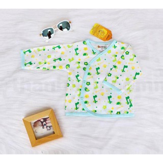 Áo cổ tim tay dài in hình BABIBOO BB43