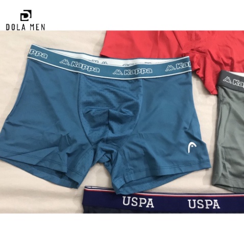 Quần Lót Poly Boxer Nam Sport Gym - thun lạnh korea Head, Kappa, K-Swiss