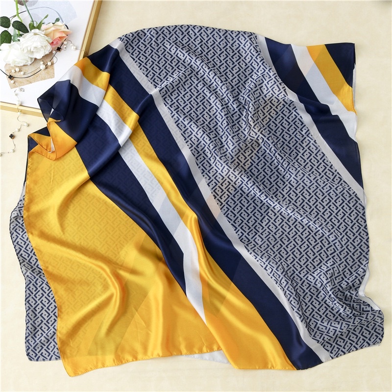 Khăn choàng cổ lụa cao cấp size 90x180cm che nắng