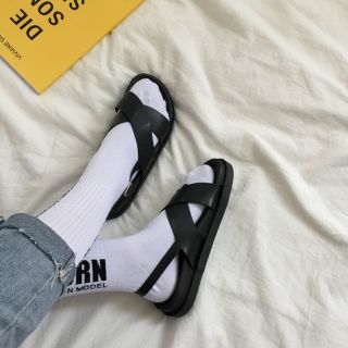 (ORDER) Giày sandal quai chéo đơn giản
