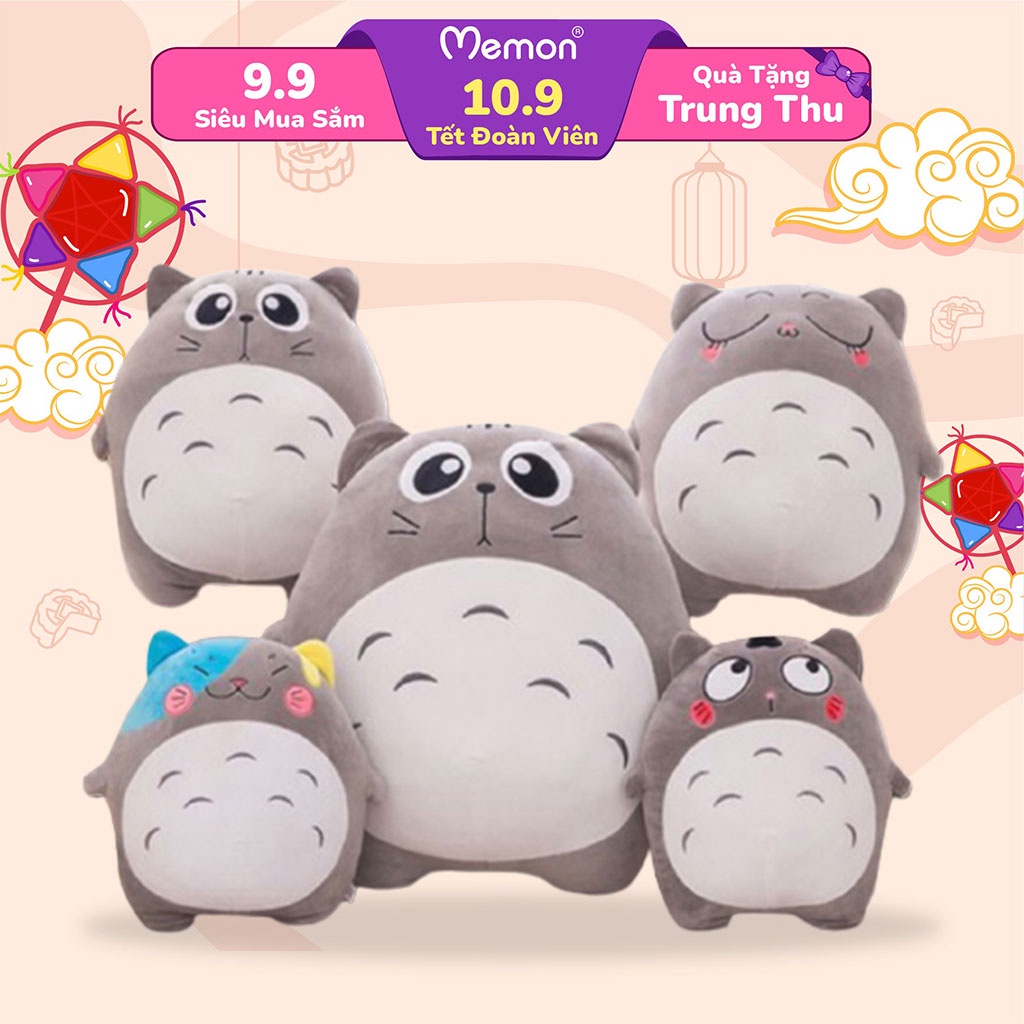 Gấu bông Totoro Biểu Cảm, Shop Memon Cao Cấp