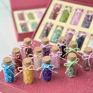Set đá vụn thach_anh 12 lọ