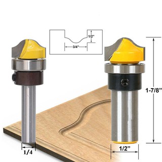 Mũi phay gỗ thẳng đánh chỉ điêu khắc họa tiết cửa hình đuôi cáo