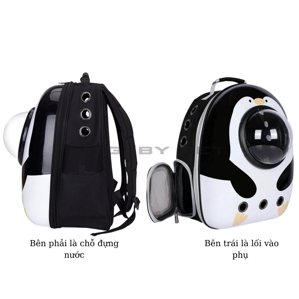 Balo Mèo Kiểu Dáng Phi Hành Gia Gaby Pet, Chất Liệu Nhựa ABS Bền Nhẹ