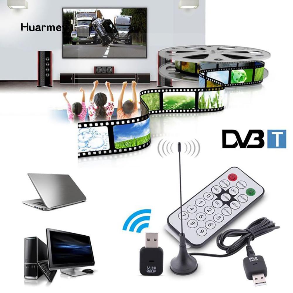 Usb 2.0 Mini Digital Dvb-T Hdtv Dongle Receiver Stick Remote Remote