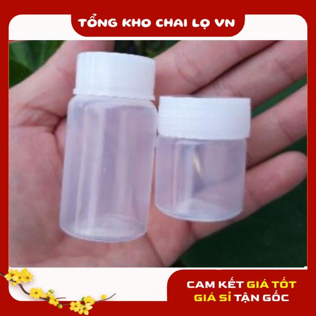 [SIÊU RẺ] [100c] Hũ nhựa 10ml,15ml,30ml chiết mỹ phẩm , phụ kiện du lịch