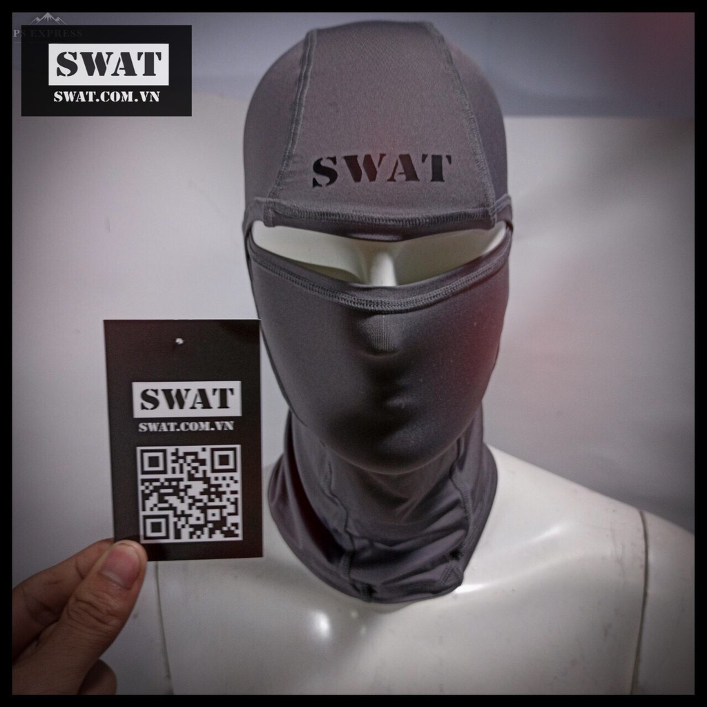 Khăn trùm đầu SWAT mẫu mới màu xám