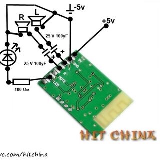 Module bluetooth 4.0 mạch giải mã âm thanh bluetooth 4.0  tự DIY