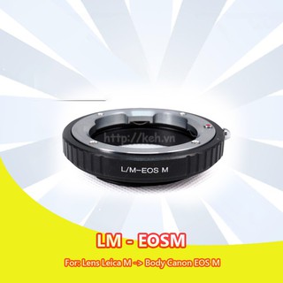 LM-EOSM Mount adapter chuyển ngàm Leica M sang body Canon EOS-M ( LM - EOS M LM-EOSM LM-Canon )