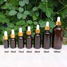 Chai chiết serum thủy tinh nâu 5ml -50ml cao cấp