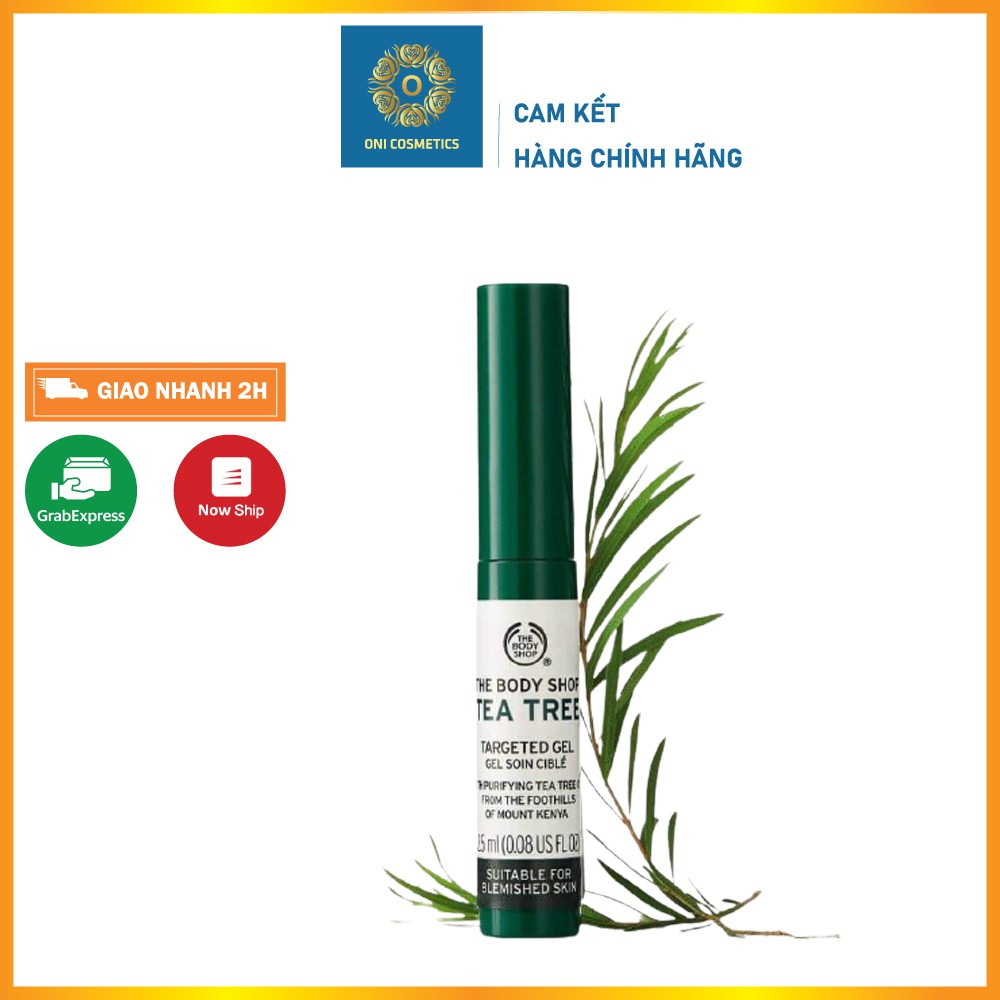 Gel Chấm Mụn The Body Shop Tea Tree Targeted Gel 2.5ml chính hãng Anh