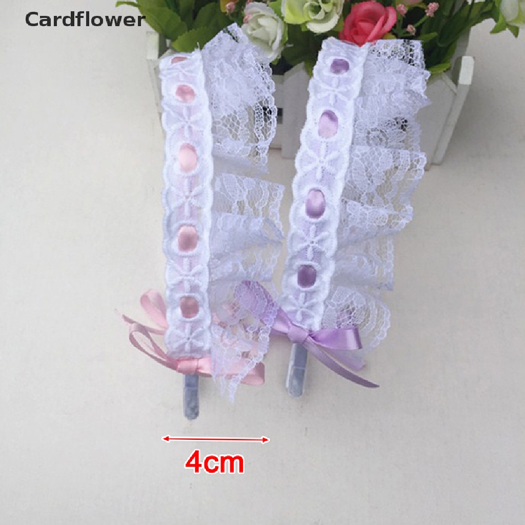 &lt; Cardflower &gt; Băng Đô Nơ Ren Hóa Trang Lolita Nhật Bản Nhiều Màu Sắc Retro Hầu Gái Đa Dạng Giảm Giá