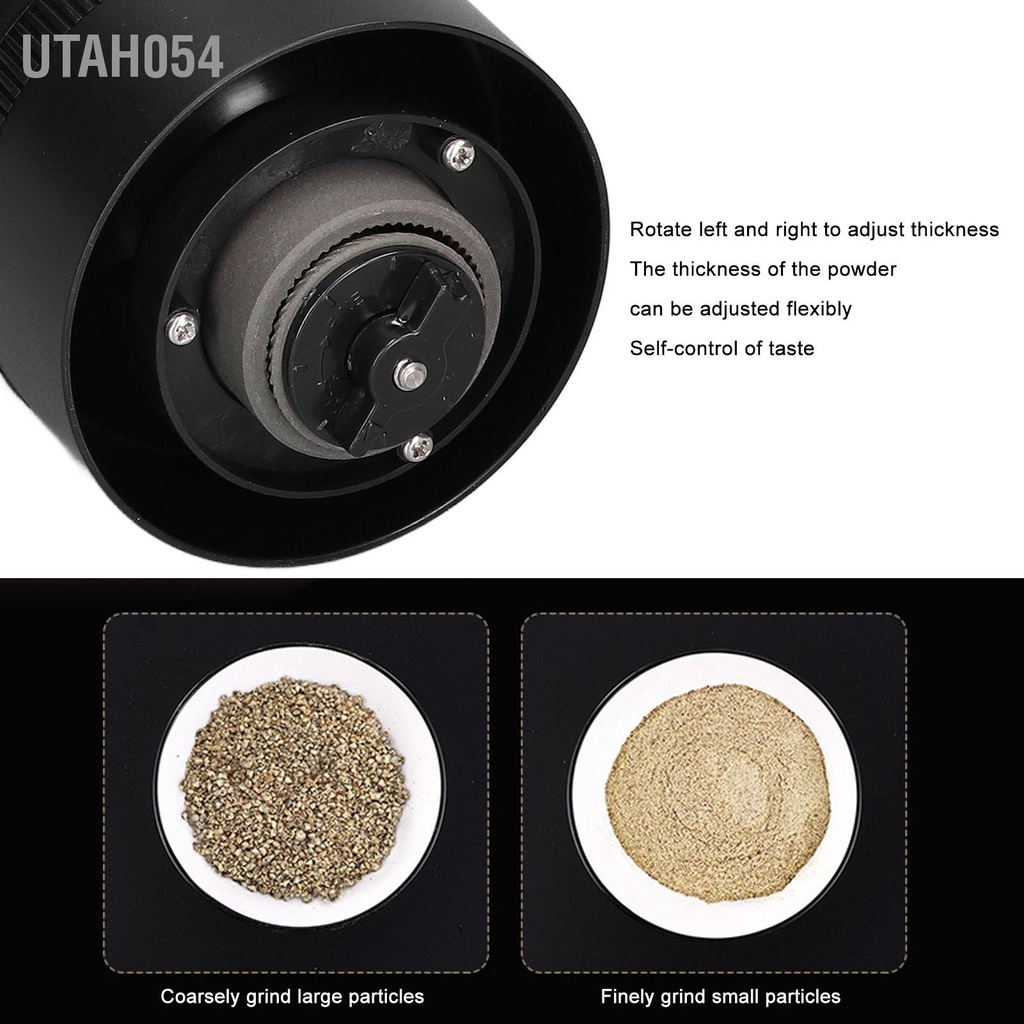 Máy Xay Hạt Cà Phê Không Lõi Bằng Acrylic Trong Suốt Nhỏ Gọn Với Cổng Sạc USB Cho Nhà Bếp