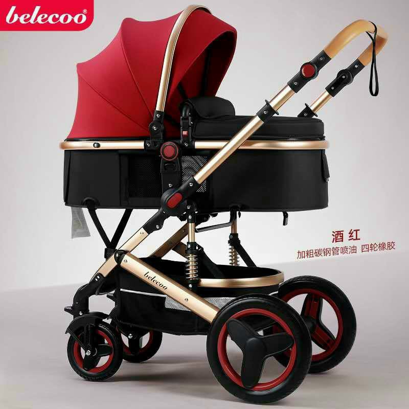 Xe đẩy cho bé belecoo V1.6 - 9 tính năng tiện dụng cho mẹ và bé - có thể gấp gọn 5.0