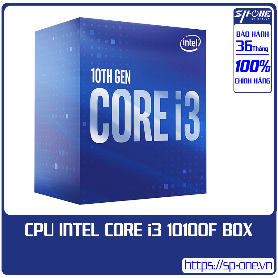 CPU Intel Core i3 10100F , I3 10105F / 6MB / 4.3GHZ / 4 nhân 8 luồng [ HÀNG CHÍNH HÃNG / NEW 100% ]