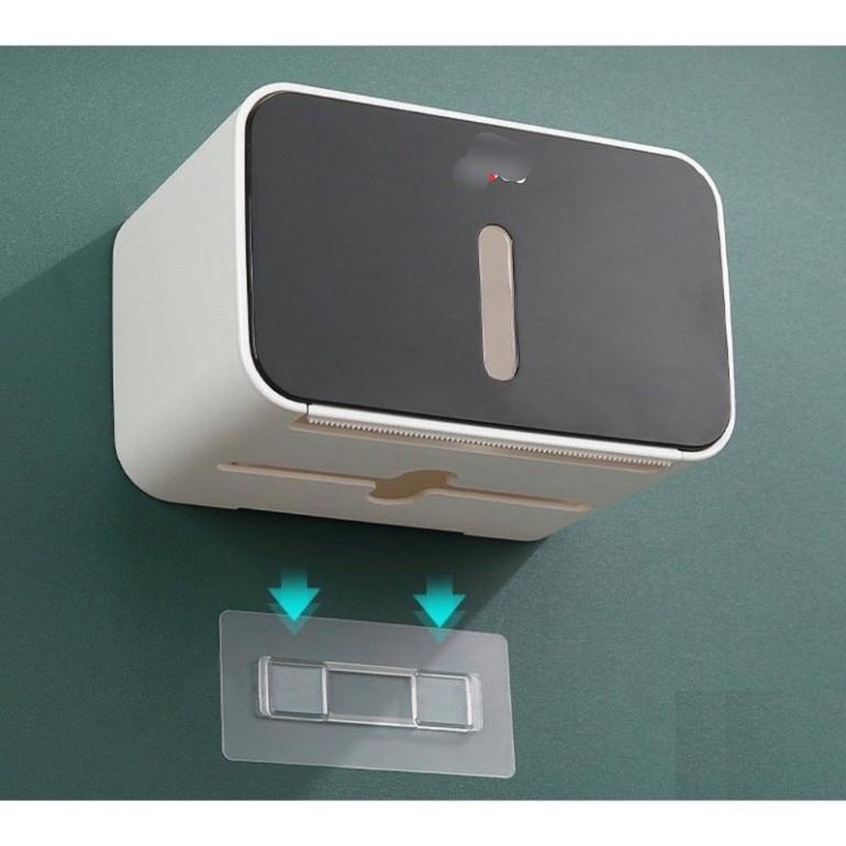 Hộp đựng giấy vệ sinh Ecoco  chống thấm nước, không cần khoan tường 1903