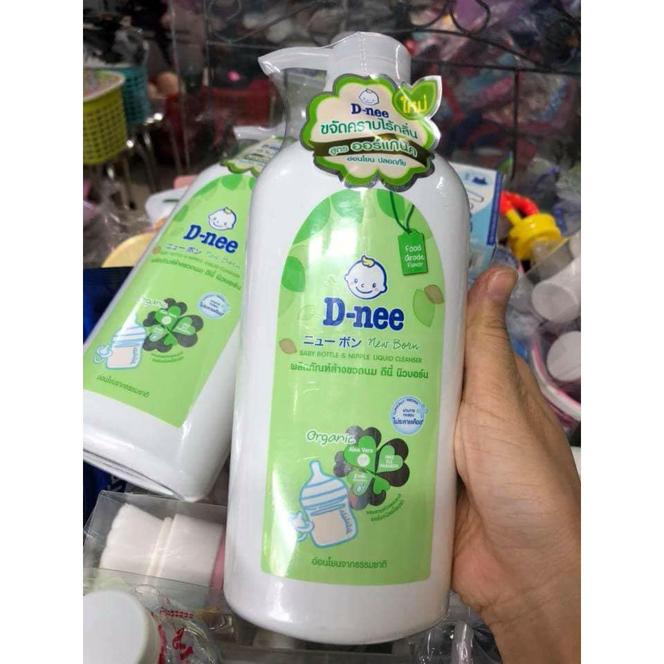 Nước rửa bình sữa Dnee dạng chai có vòi 620ml