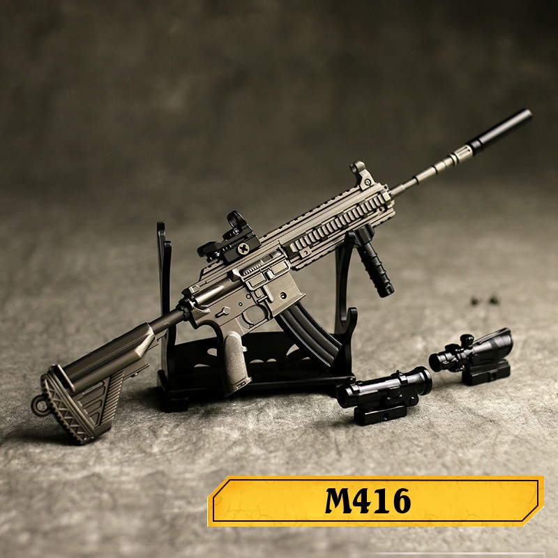 Mô Hình PUBG M416 - 22cm - Tặng Kèm Giá Đỡ