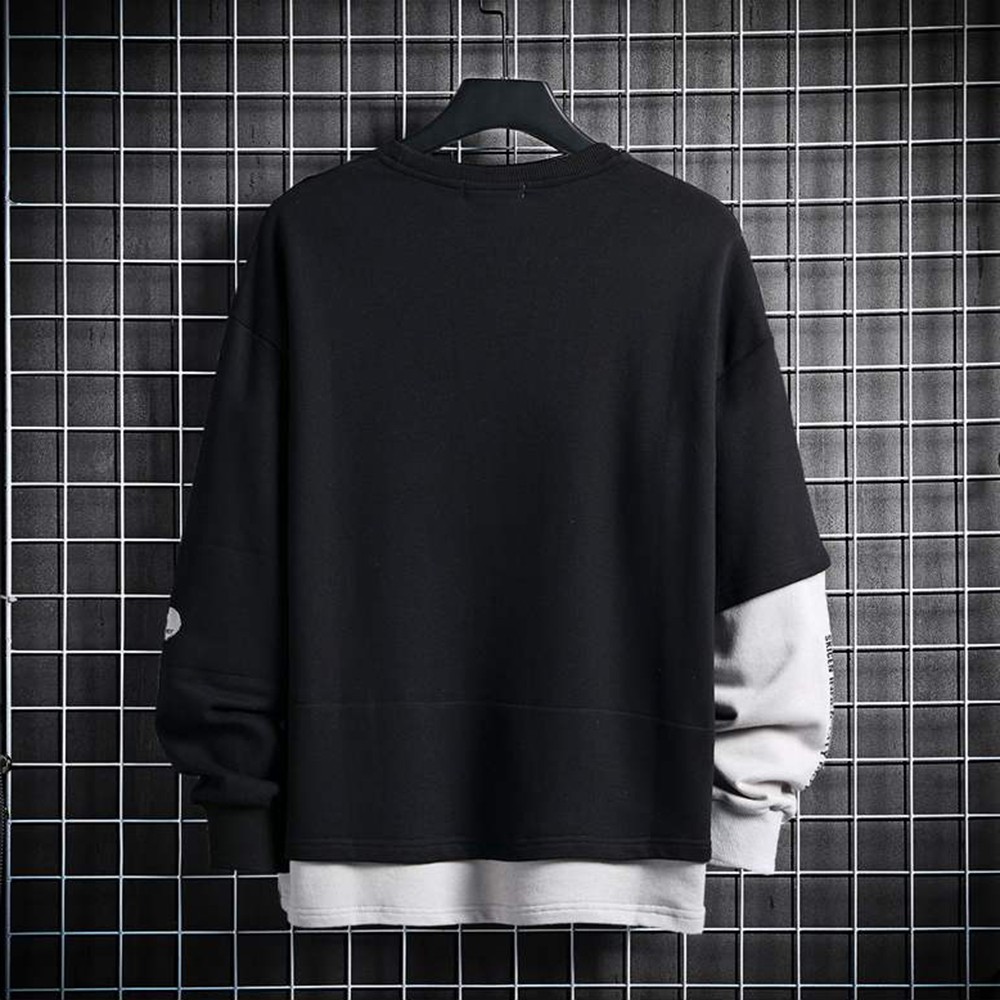 Áo Hoodies Nam Cổ Tròn Dài Tay Phối Lớp Tầng Hoạ Tiết Chữ Style Hàn Quốc ZENKODLMEN AO TOP NAM 90000155C | BigBuy360 - bigbuy360.vn