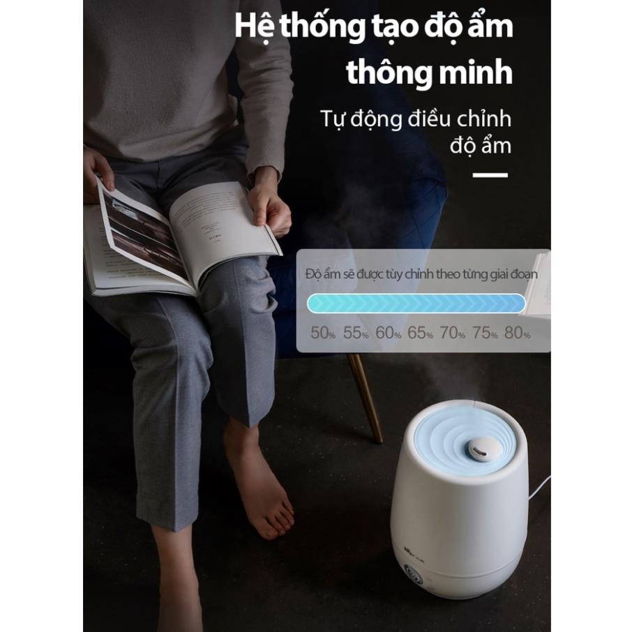 Máy Phun Sương Tạo Độ Ẩm Bear JSQ-C50Q1 4.5L tạo ion bạc kháng khuẩn bản cao cấp bảo hành chính hãng