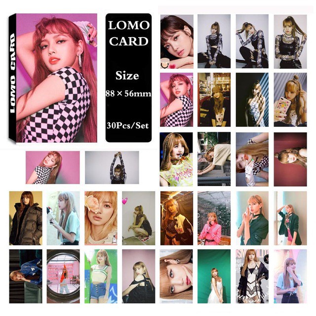 Lomo card Blackpink Lisa