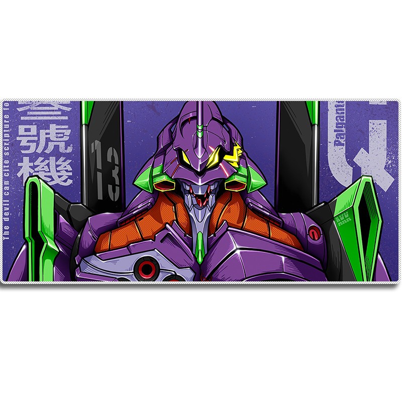 EVA Mouse Pad Neon Genesis Evangelion Large Battle Laptop Keyboard Student Gaming Game Desk Pad Hot Blood Handsome Cool Mecha Man's Dream Anime Cartoon Robot Rubber Pad