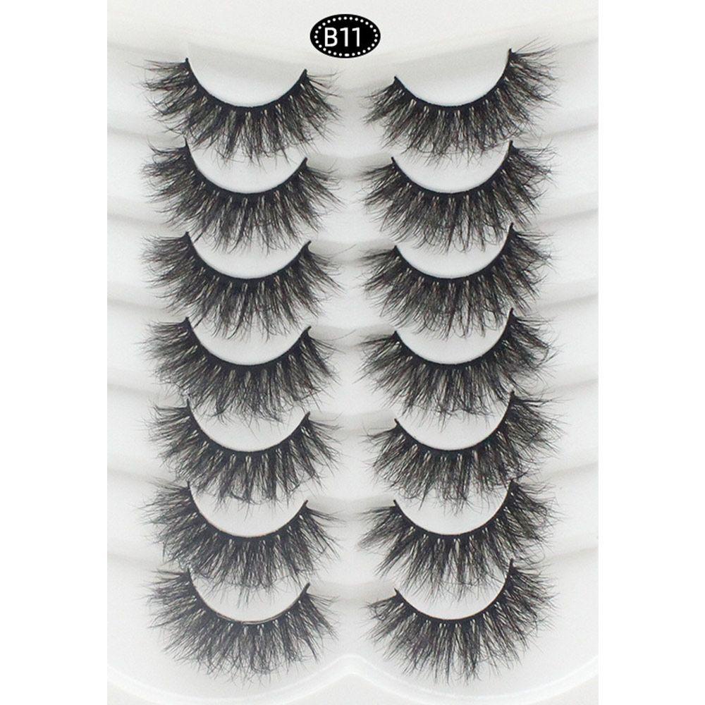 Lông Mi Giả 4D Dài Tự Nhiên Làm Từ Lông Chồn Mềm Mịn