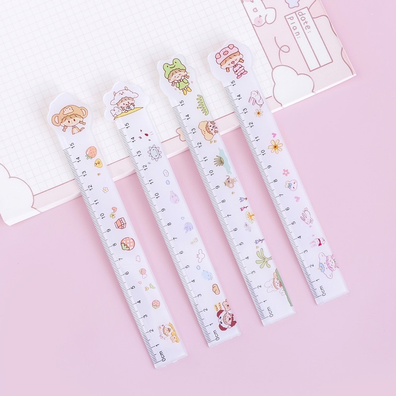 Thước Mica nhựa