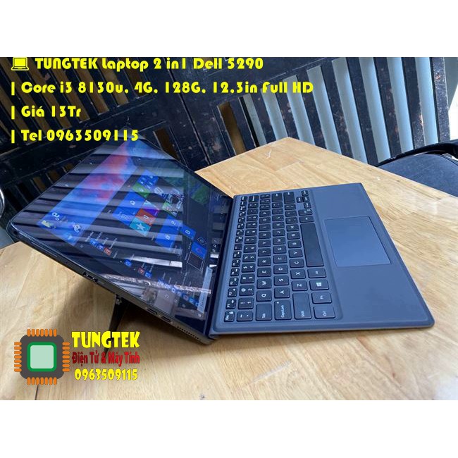 💻 TUNGTEK Laptop 2 in1 Dell 5290, i3 8130u, 4G, 128G, 12,3in Full HD | 💲 Giá 13Tr | BigBuy360 - bigbuy360.vn