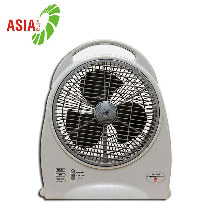 Quạt sạc Asia QS1001 - quạt tích điện 12V-30W để giường ngủ, bàn học - ( còn hàng )