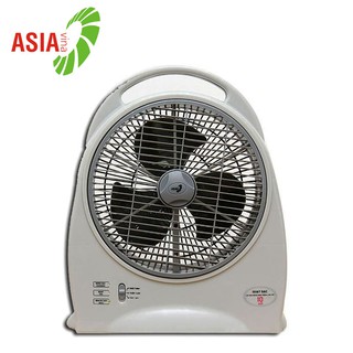 Quạt sạc Asia QS1001 - quạt tích điện 12V-30W để giường ngủ, bàn học