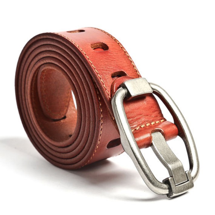Thắt lưng da bò nguyên tấm phong cách châu âu và mỹ