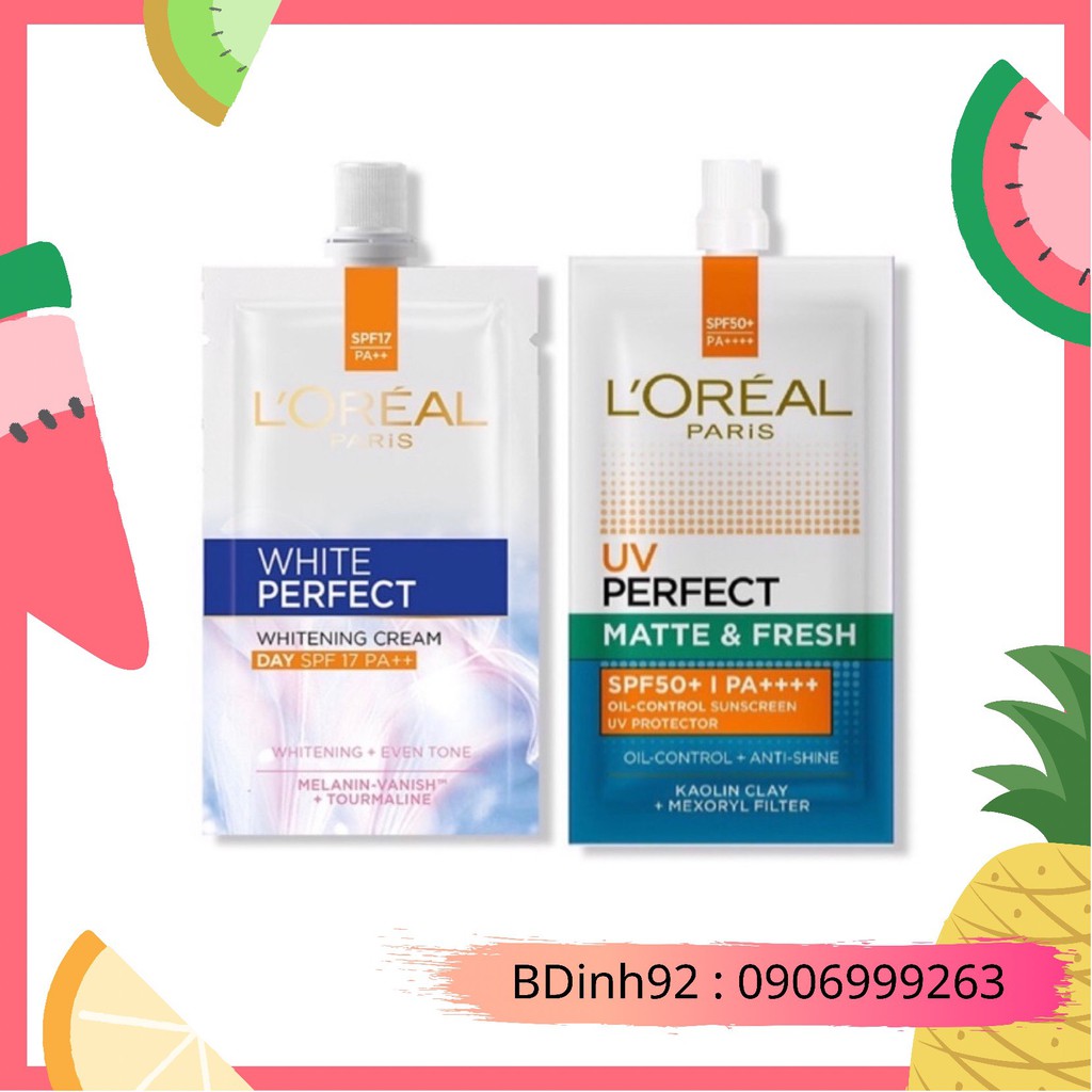 Kem chống nắng Loreal (mẫu test 7ml)