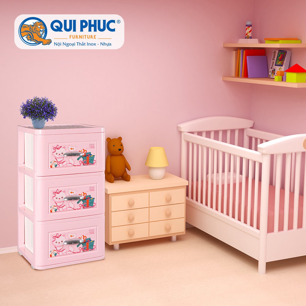 Tủ nhựa LucKy Quy Phúc + 3 tầng: 38 x 41 x 750 Cm- BẢO HÀNH 10 NĂM | BigBuy360 - bigbuy360.vn