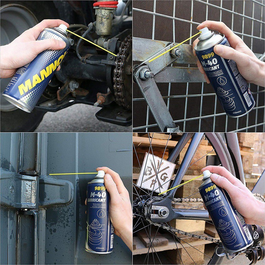 Dầu Bôi Trơn, Chống Gỉ, Bảo Vệ Kim Loại, Đa Năng MANNOL 9895 | 9898 | 9892 | 9899 M-40 Lubricant , Nhập khẩu Đức
