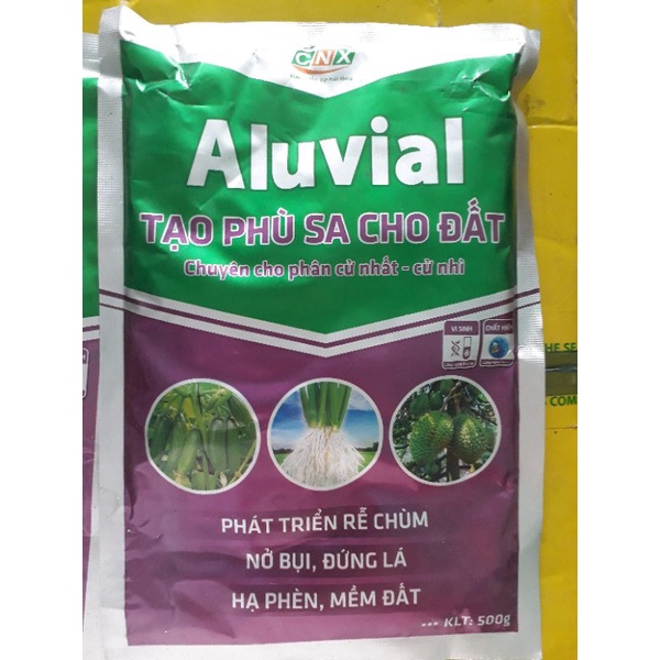 Aluvial phát triển rễ,hạ phèn, mềm đất
