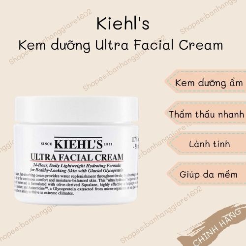 Kem dưỡng Kiehl’s Ultra Facial Cream (bill Sephora Mỹ)