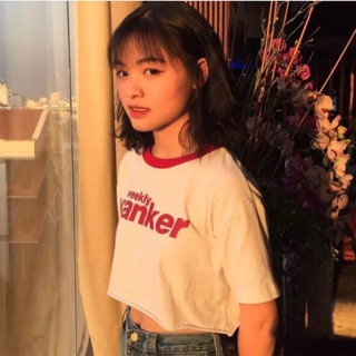 Áo Crop Top ưanker ( kèm anh thật )