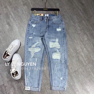 QUẦN JEAN BOY RÁCH VẢY SƠN