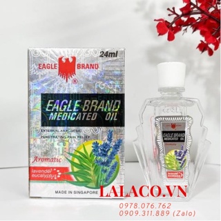 Dầu Gió con Ó Trắng Eagle Brand Lavender Aromatic 24ml