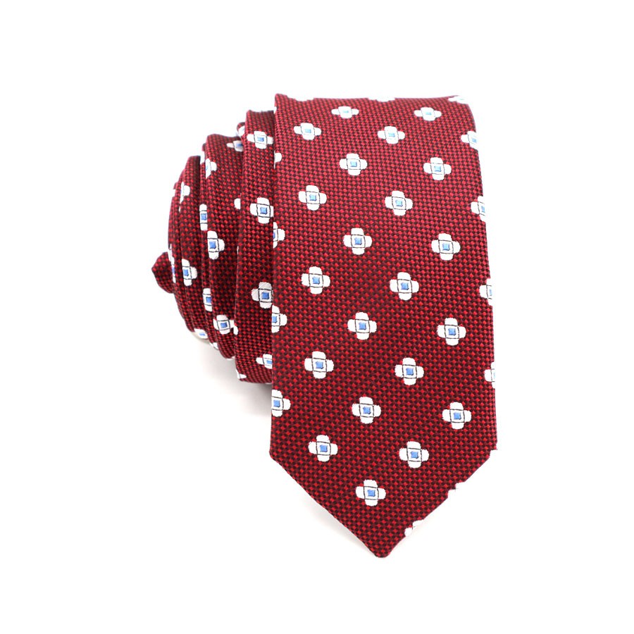 Cà Vạt 5CM Họa Tiết Chấm Bi Chất Lượng Cao Cho Nam