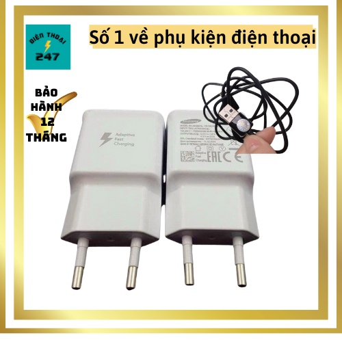 BỘ CỦ SẠC SAMSUNG - DÂY SẠC SAMSUNG TYPE C QUICK CHARGE S8 S9 S10 CHÍNH HÃNG BẢO HÀNH 12 THÁNG